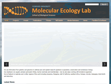 Tablet Screenshot of molecularecology.flinders.edu.au