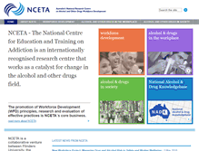 Tablet Screenshot of nceta.flinders.edu.au